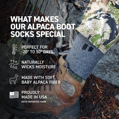 Alpaca Boot Socks