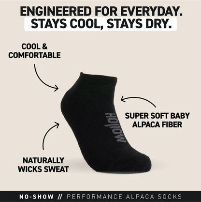 Alpaca No-Show Socks